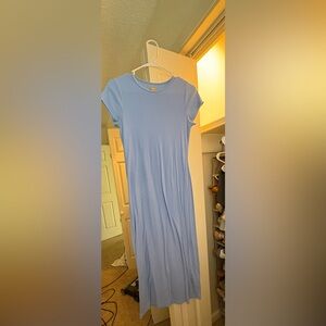 Free People Light Blue Midi Dress